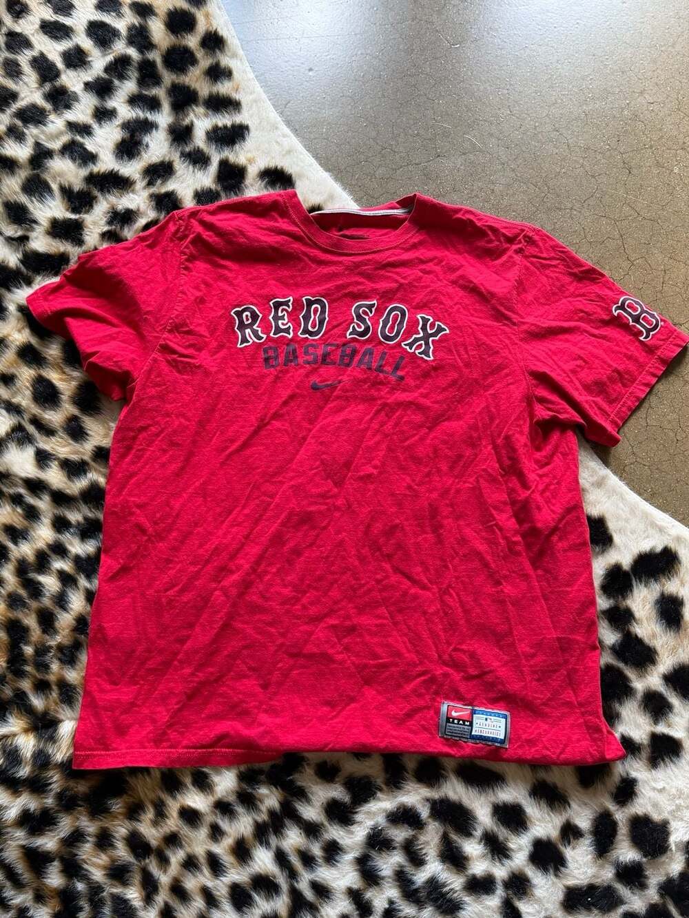 Nike Boston Red Sox MLB Genuine Merchandise Red T-Shirt 2XL